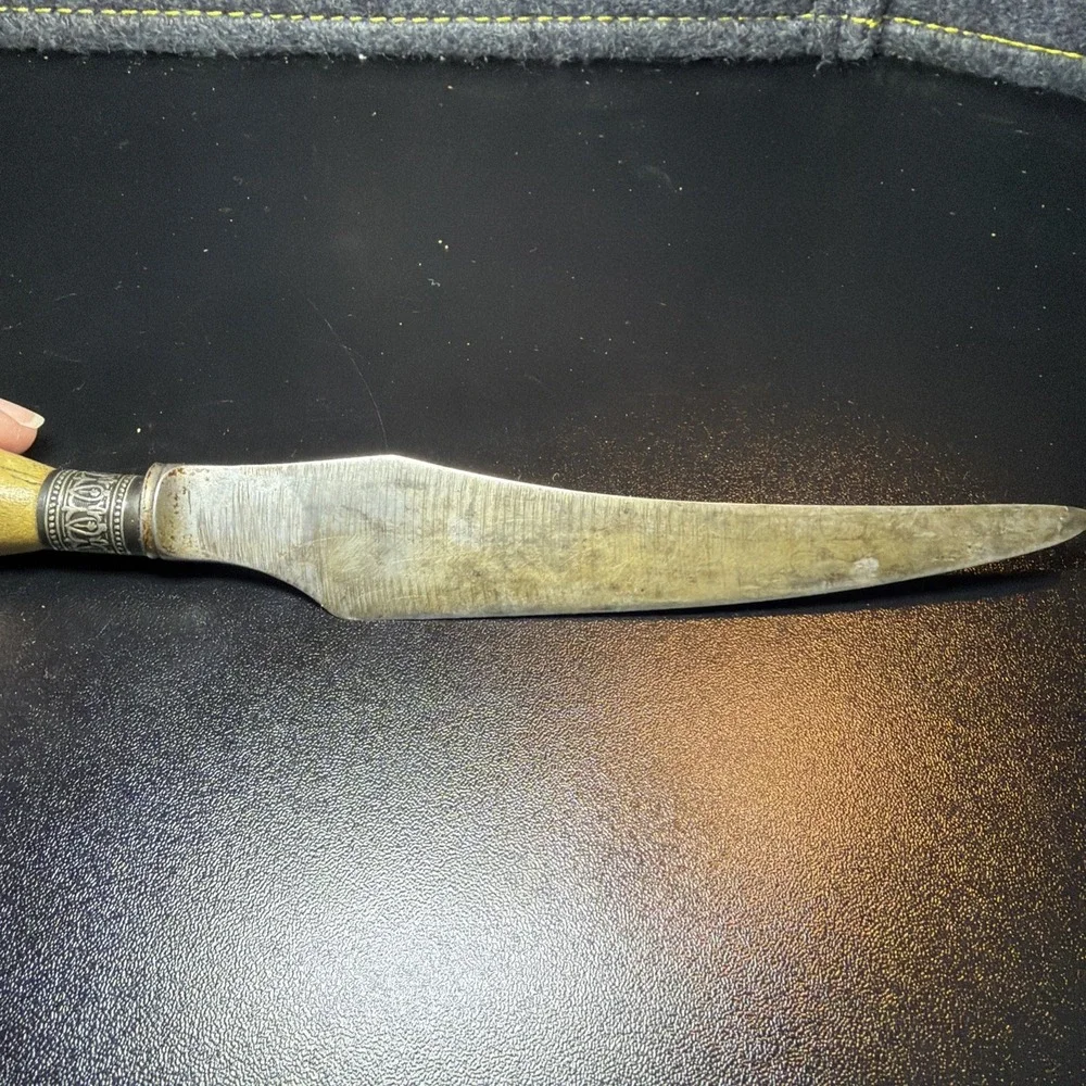 Antique Joseph Rodgers & Sons‎ Sheffield butcher Knife Majesty 19th C English